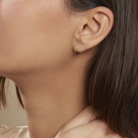 Créoles Muses Or Jaune - Boucles d'oreilles créoles Femme | Histoire d’Or