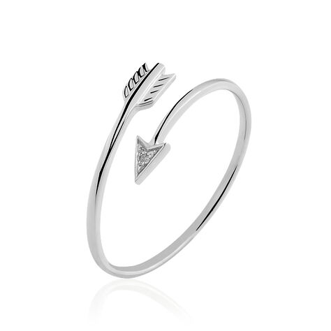 Bague Cupidon Or Blanc Diamant - Bagues avec pierre Femme | Histoire d’Or