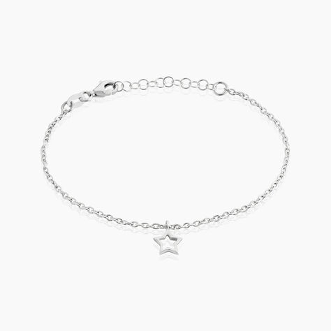 Bracelet Mikaelle Argent Blanc - Bracelets Femme | Histoire d’Or