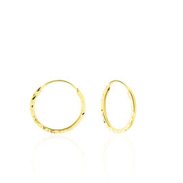 Créoles Valerina Or Jaune - Boucles d'oreilles créoles Femme | Histoire d’Or