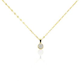 Collier Or Jaune Luminata Diamants - Bijoux Femme | Histoire d’Or
