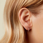 Cr&eacute;oles Aryanna Or Blanc Diamant - Boucles d'oreilles cr&eacute;oles Femme | Histoire d&rsquo;Or