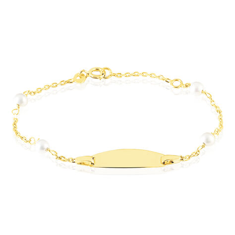 Collier en plaqué or, anneau 20mm : Longueur - 42 Femme - 0 g - Le Manège à  Bijoux®