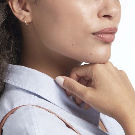 Créoles Merraine Or Jaune - Boucles d'oreilles créoles Femme | Histoire d’Or