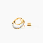 Boucles D'oreilles Puces Atlanta Or Jaune Diamant - Clous d'oreilles Femme | Histoire d&rsquo;Or