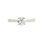 Bague Solitaire Hemera Or Jaune Diamant Synthetique - Bagues solitaires Femme | Histoire d&rsquo;Or
