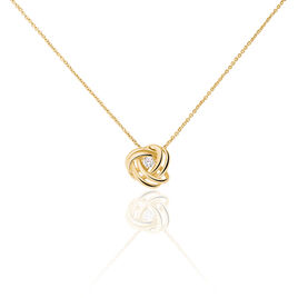 Collier Iwaki Plaqué Or Jaune Oxyde De Zirconium - Colliers fantaisie Femme | Histoire d’Or