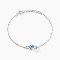 Bracelet Atieno Argent Blanc Oxyde De Zirconium