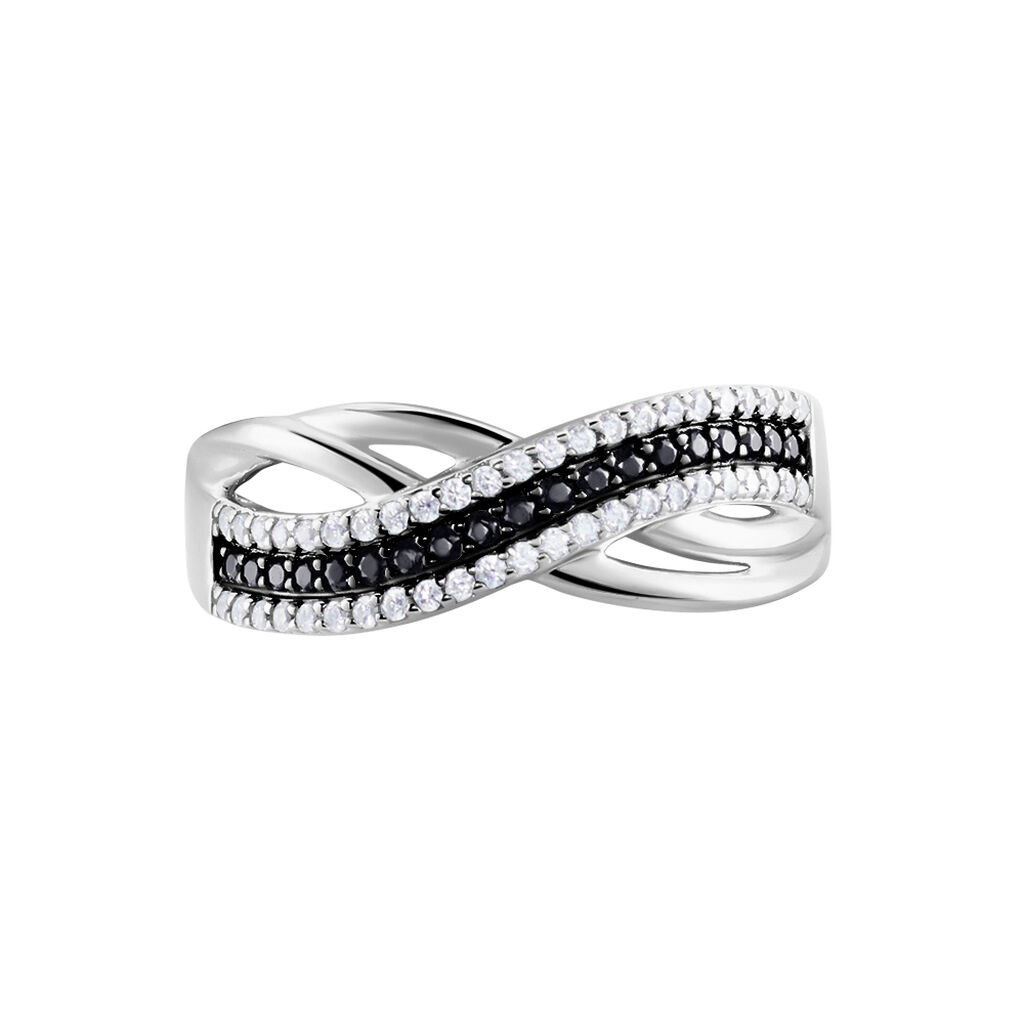 Bague Argent Blanc Agrona Oxydes De Zirconium - Bagues avec pierre Femme | Histoire d’Or