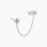 Bijou D'oreille Unitaire Argent Blanc Heh Oxydes De Zirconium - Boucles d'oreilles fantaisie Femme | Histoire d&rsquo;Or