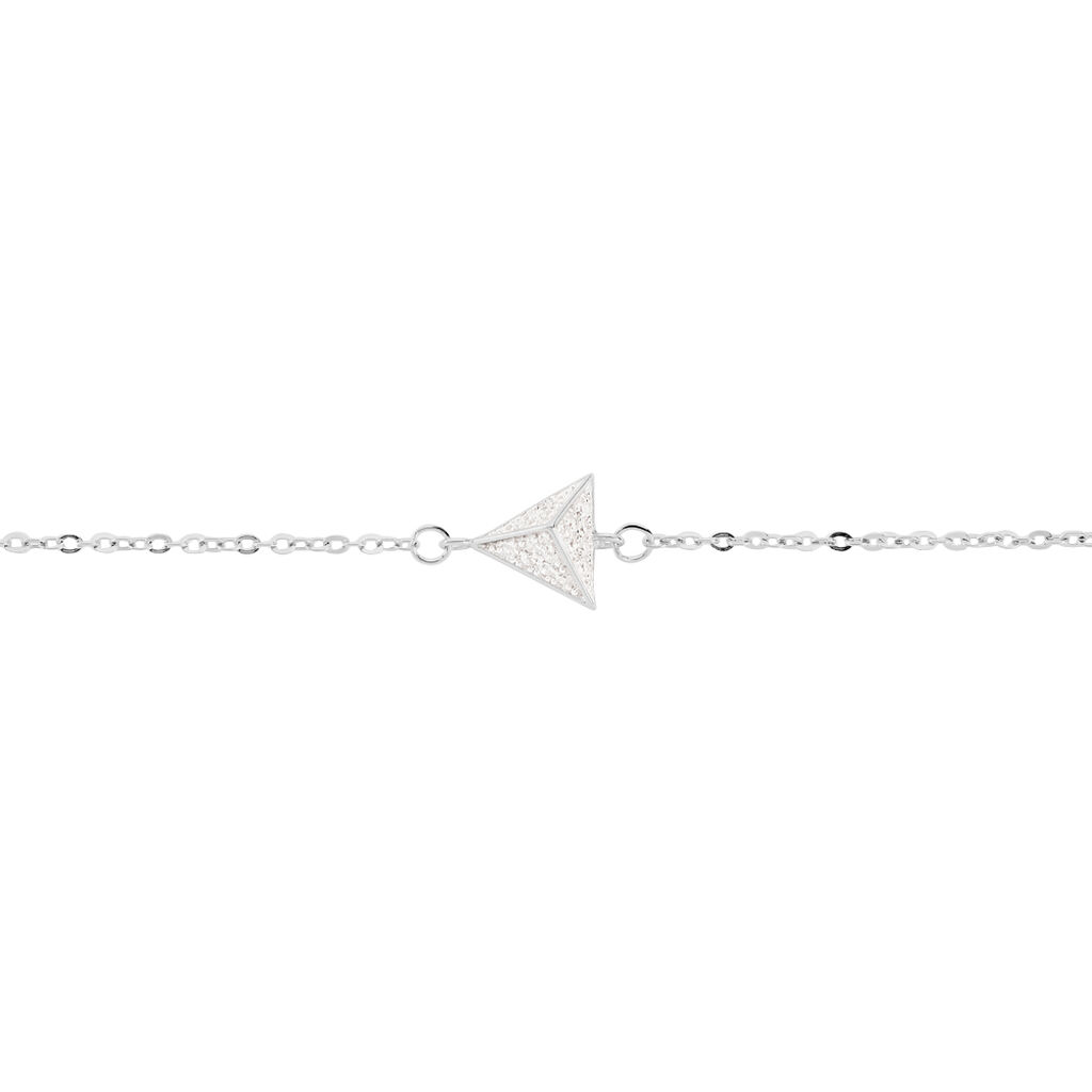 Bracelet Cleofa Argent Blanc Oxyde De Zirconium - Bracelets fantaisie Femme | Histoire d’Or