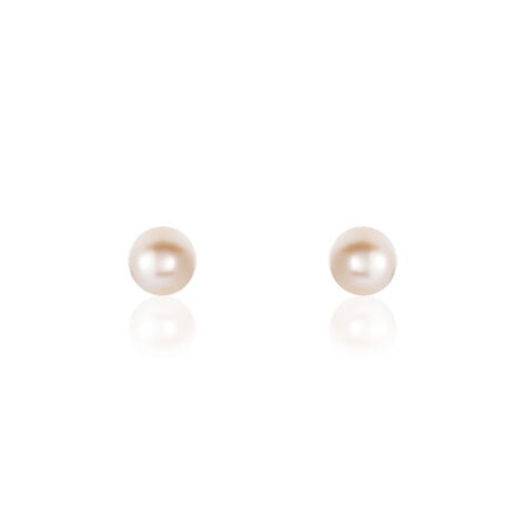 Boucles D'oreilles Suki Or Jaune Perle De Culture - Clous d'oreilles Femme | Histoire d’Or