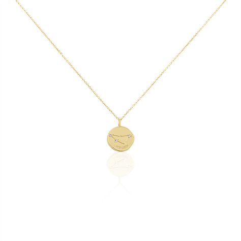 Collier Iago Plaqu&eacute; Or Oxydes De Zirconium - Colliers Zodiaque Femme | Histoire d&rsquo;Or