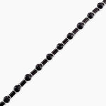 Bracelet Silas Acier Noir Pierre De Lave - Bracelets Homme | Histoire d&rsquo;Or