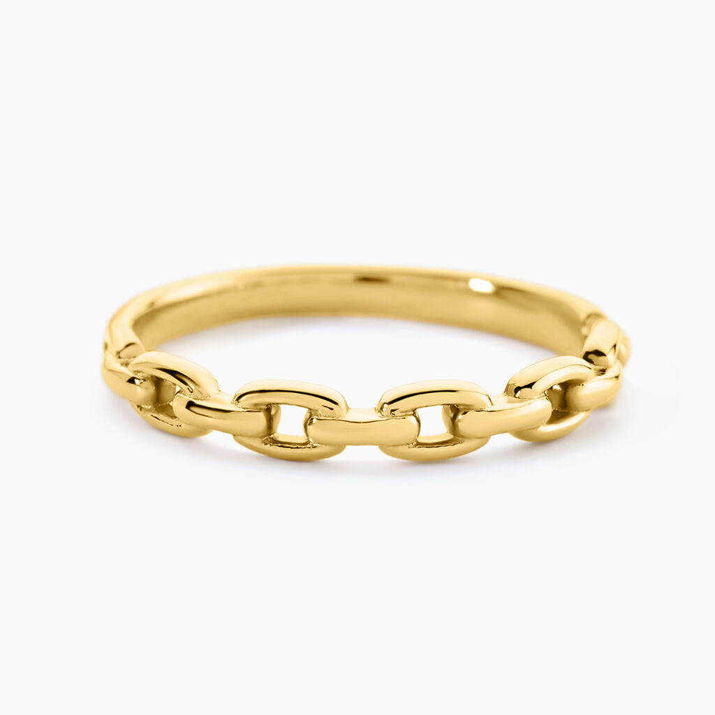 Bague Alexie Acier Jaune - Bagues fantaisie Femme | Histoire d&rsquo;Or