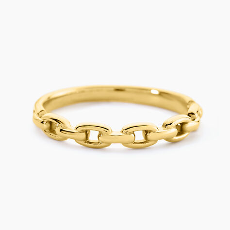 Bague Alexie Acier Jaune - Bagues fantaisie Femme | Histoire d&rsquo;Or