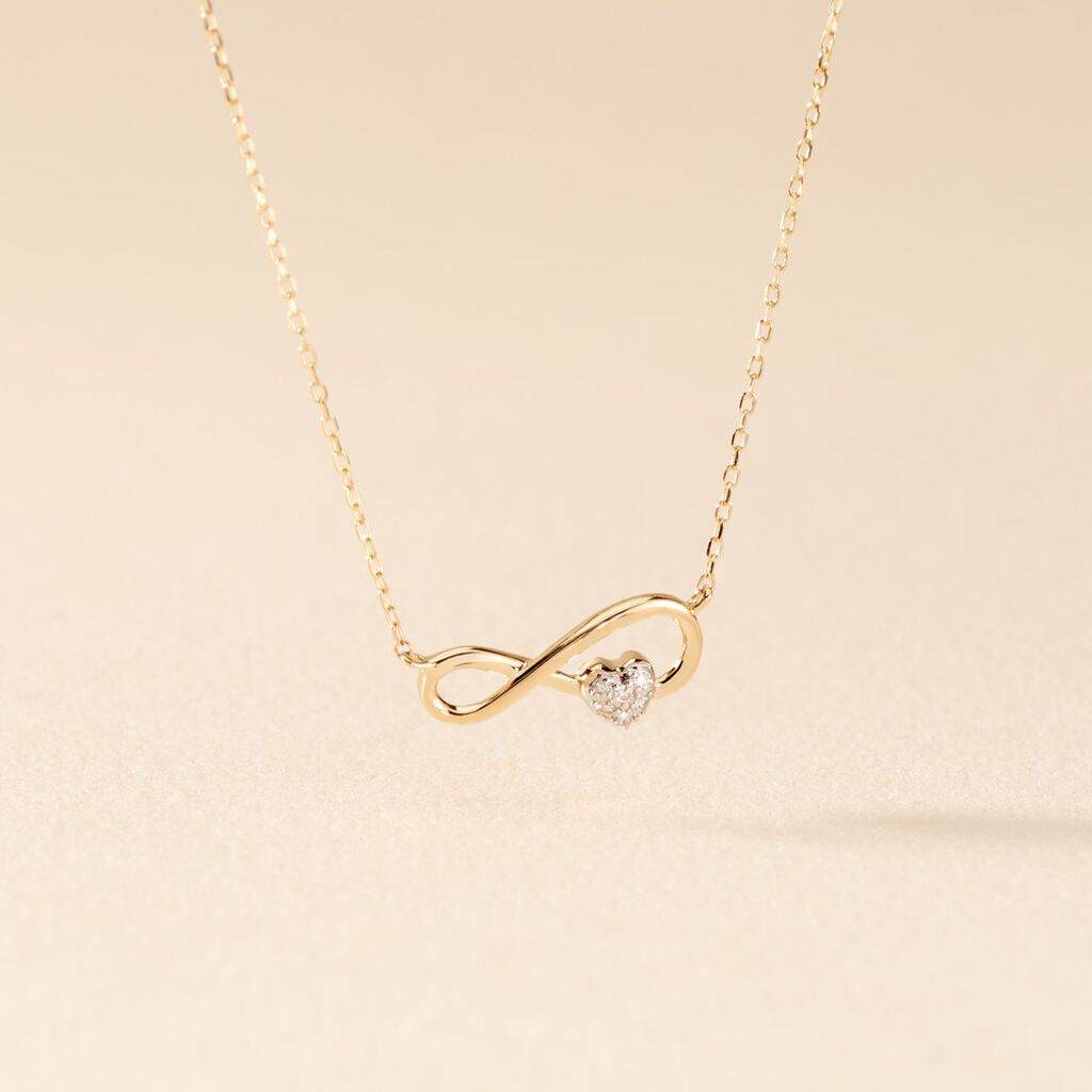 Collier Or Jaune Minossa Diamants - Colliers Femme | Histoire d&rsquo;Or