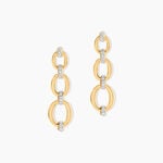 Boucles D'oreilles Pendantes Abban Or Jaune Diamant - Boucles d'oreilles pendantes Femme | Histoire d&rsquo;Or