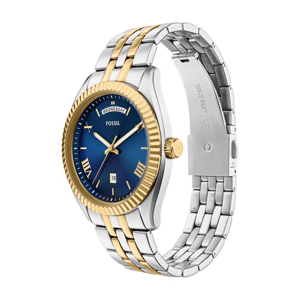 Montre Fossil Campbell Bleu - Montres Homme | Histoire d’Or