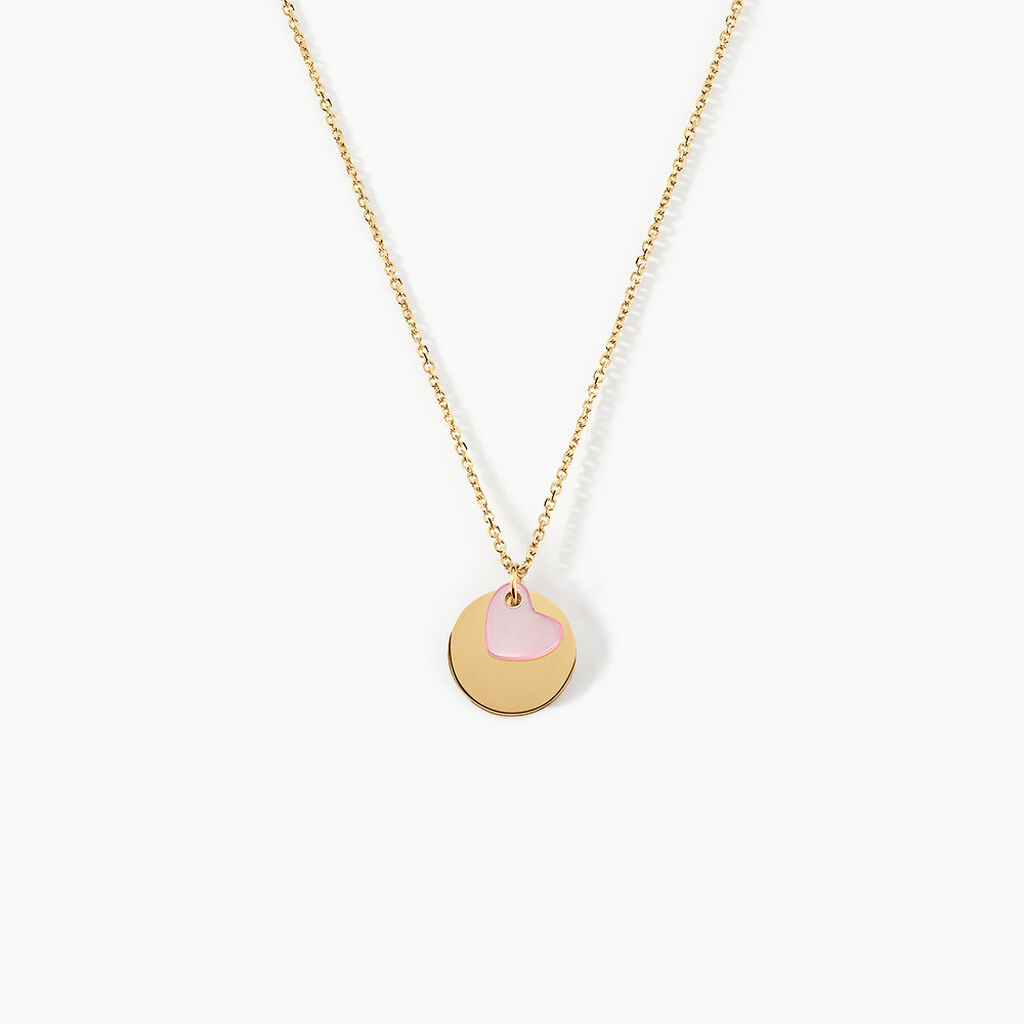 Collier Cleomelia Pastille Or Jaune - Cadeaux de naissance Enfant | Histoire d’Or