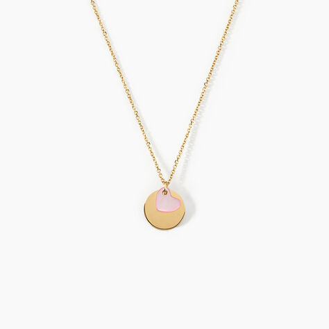 Collier Cleomelia Pastille Or Jaune - Cadeaux de naissance Enfant | Histoire d’Or