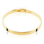 Bracelet Jonc Gravita Argent Jaune - Bracelets joncs Femme | Histoire d&rsquo;Or