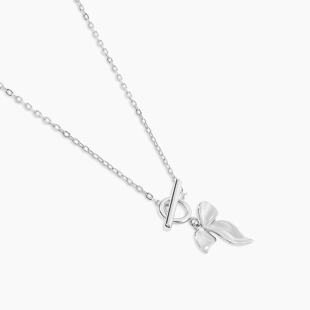 Collier Narcisse Dream Argent Blanc - Colliers fantaisie Femme | Histoire d&rsquo;Or