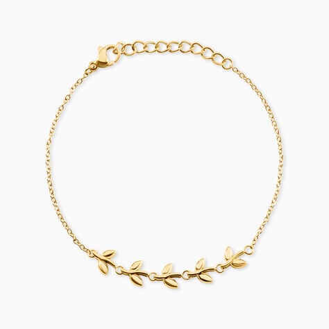 Bracelet Magaly Acier Jaune - Bijoux sans pierre Femme | Histoire d&rsquo;Or
