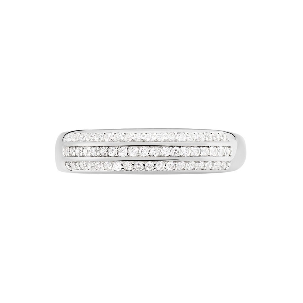 Bague Nataelle Argent Blanc Oxyde De Zirconium - Bagues avec pierre Femme | Histoire d’Or