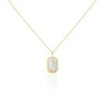 Collier Goddess Argent Dor&eacute; Nacre - Colliers fantaisie Femme | Histoire d&rsquo;Or
