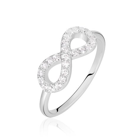 Bague Davila Argent Blanc Oxyde De Zirconium - Bagues avec pierre Femme | Histoire d’Or