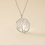 Collier Sautoir Philana Argent Blanc - Sautoirs Femme | Histoire d&rsquo;Or