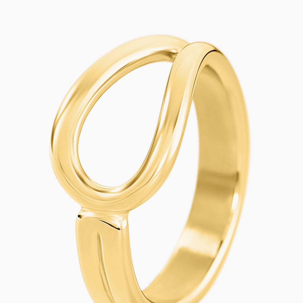 Bague Origin Acier Jaune - Bagues fantaisie Femme | Histoire d’Or