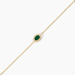 Bracelet Heritage Or Jaune Emeraude Diamant - Bracelets Femme | Histoire d&rsquo;Or