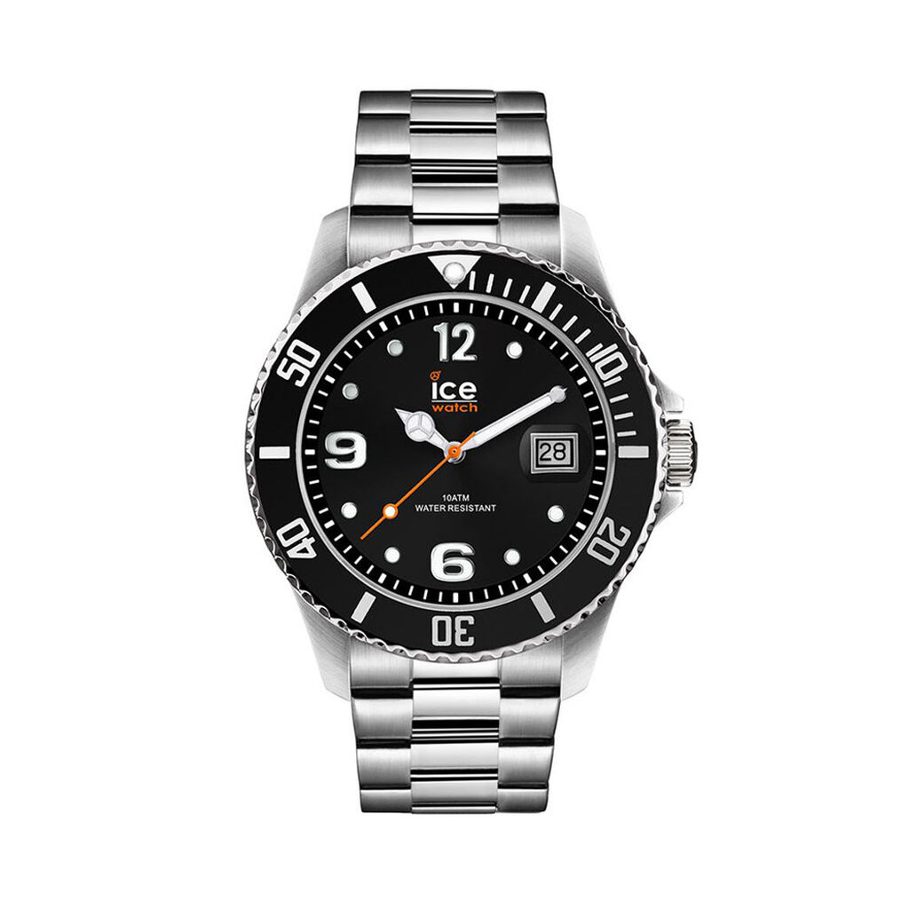 Montre Ice Watch Steel Noir - Montres Famille | Histoire d’Or