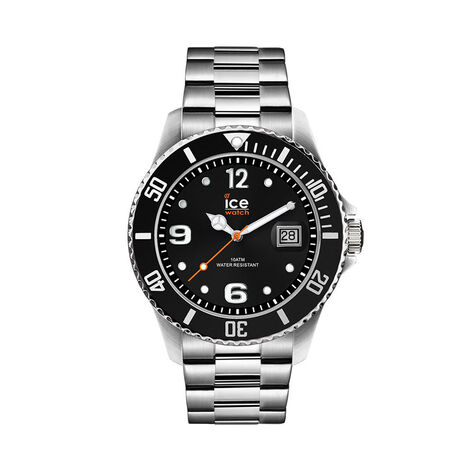 Montre Ice Watch Steel Noir - Montres Famille | Histoire d’Or