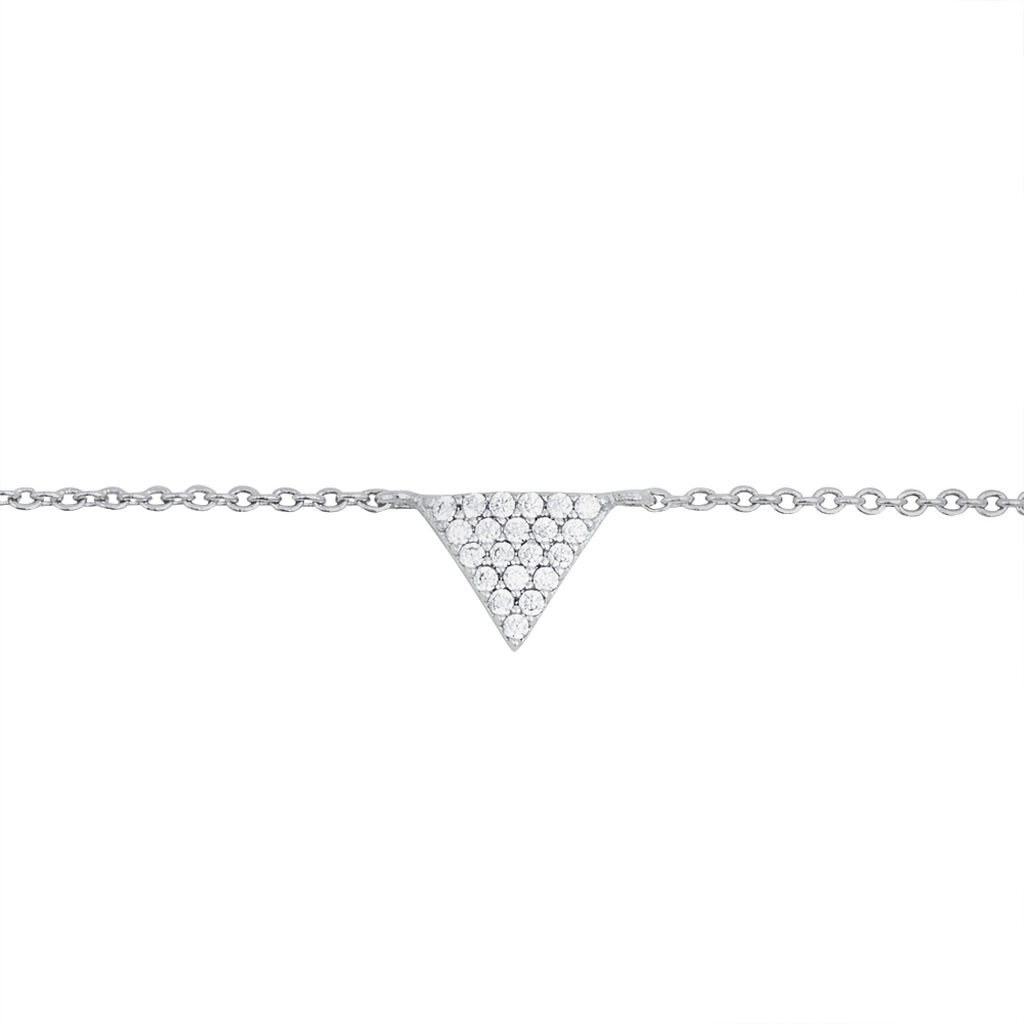 Bracelet Cassandre Argent Blanc Oxyde De Zirconium - Bracelets Femme | Histoire d&rsquo;Or