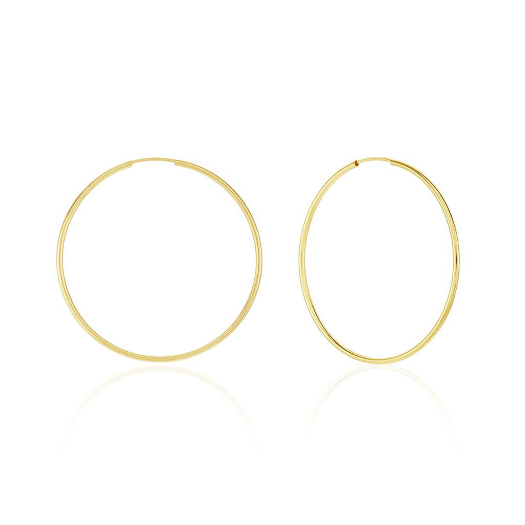 Créoles Dominae Flexible Or Jaune