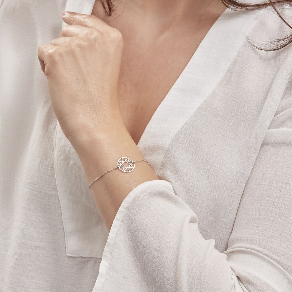 Bracelet Helene Argent Blanc - Bracelets Femme | Histoire d’Or