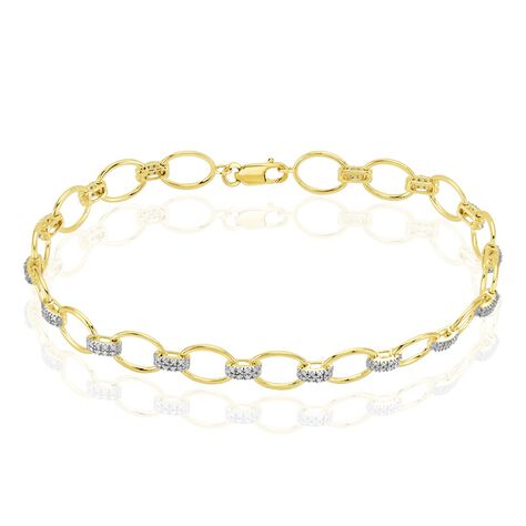 Bracelet Or Jaune Kayly Diamants - Bracelets Femme | Histoire d’Or