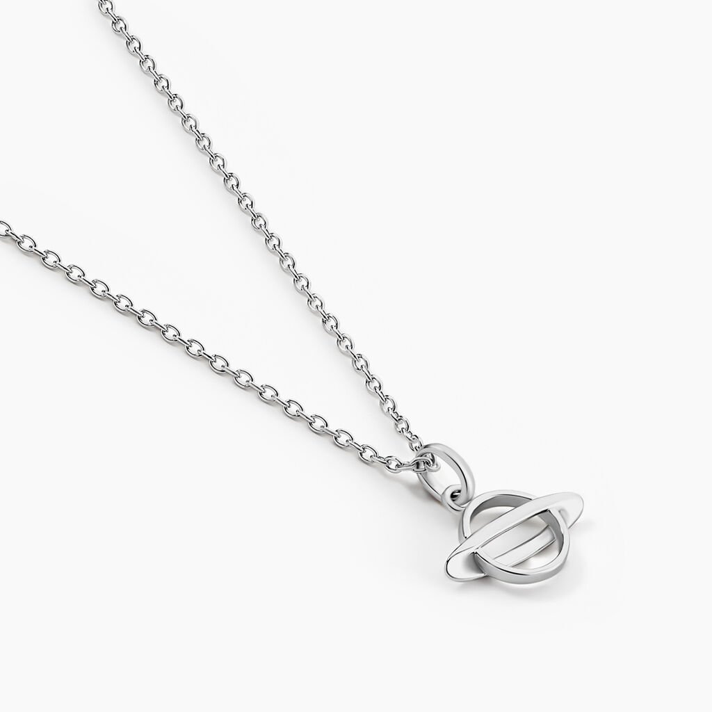 Collier Raven Argent Blanc - Ras de cou Femme | Histoire d’Or