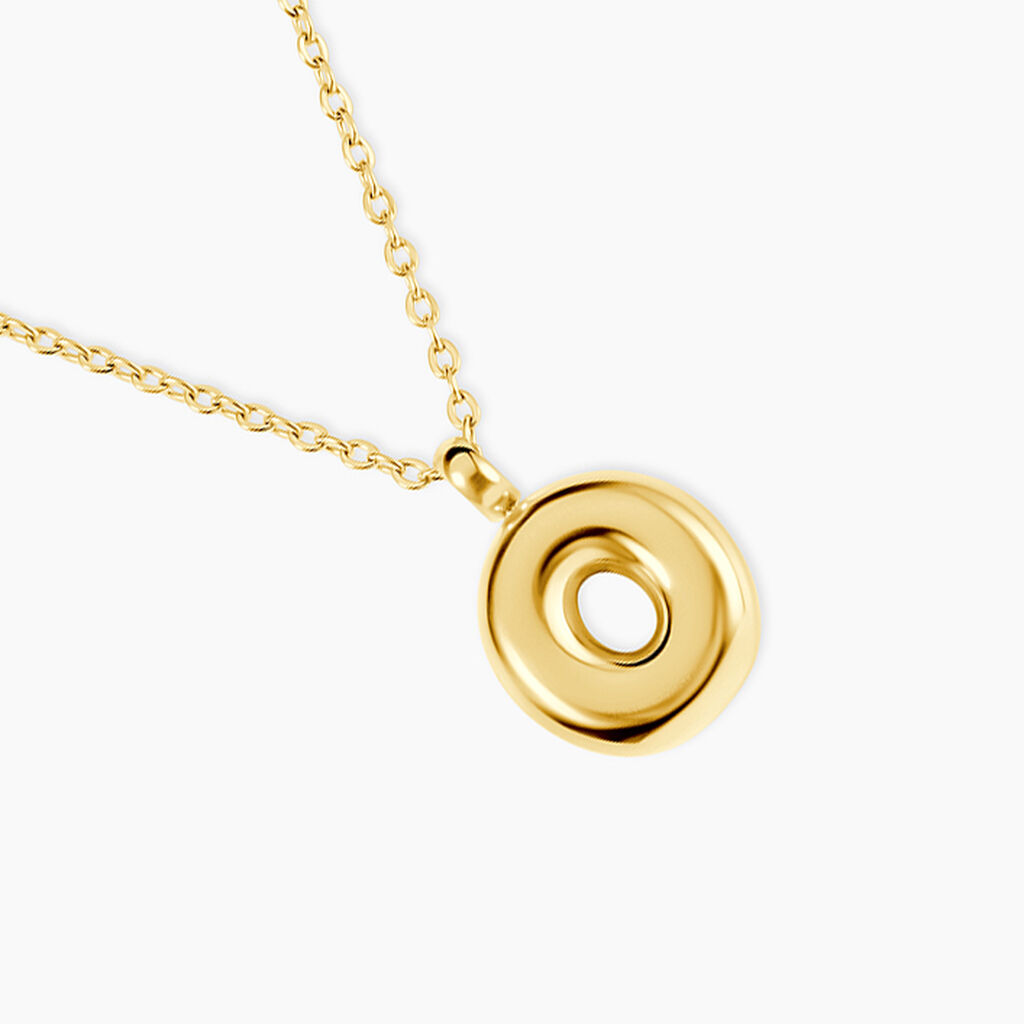 Collier Feliciane Acier Dor&eacute; - Colliers fantaisie Femme | Histoire d&rsquo;Or