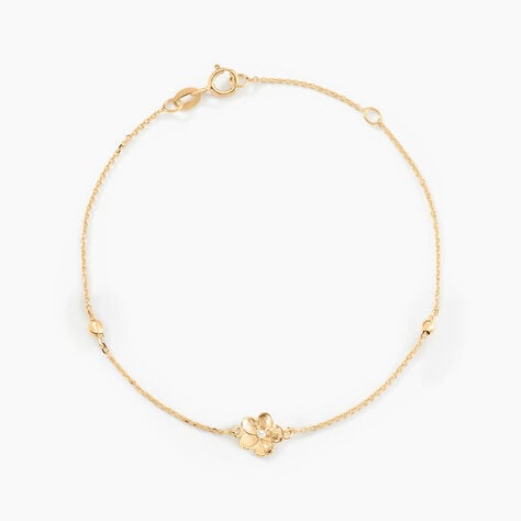 Bracelet Sakura Love Or Jaune Oxyde De Zirconium - Bracelets Femme | Histoire d’Or