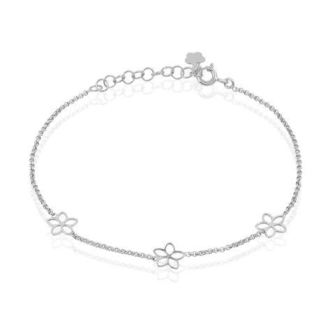 Bracelet Tinou Argent Blanc - Bracelets Femme | Histoire d’Or