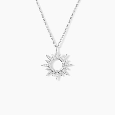 Collier Anaiz Argent Blanc Oxyde De Zirconium - Colliers fantaisie Femme | Histoire d’Or