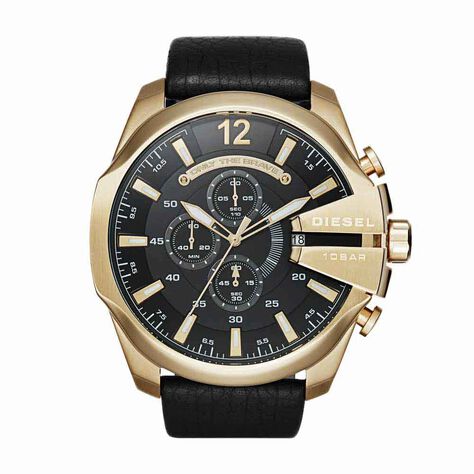 Montre Diesel Mega Chief Noir - Montres Homme | Histoire d&rsquo;Or