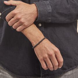 Bracelet Acier Noir Daryll - Bracelets fantaisie Homme | Histoire d’Or