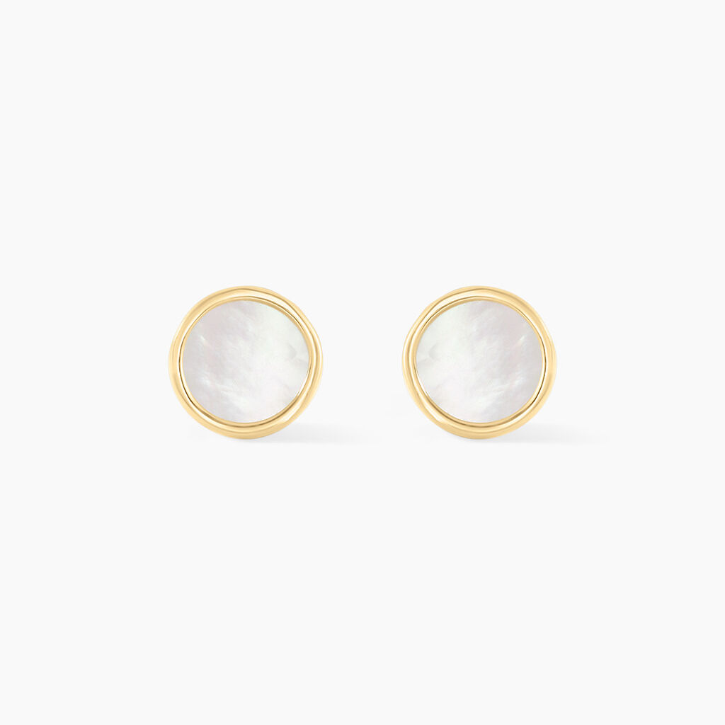 Boucles D'oreilles Lucky Gems Or Jaune - Clous d'oreilles Femme | Histoire d&rsquo;Or