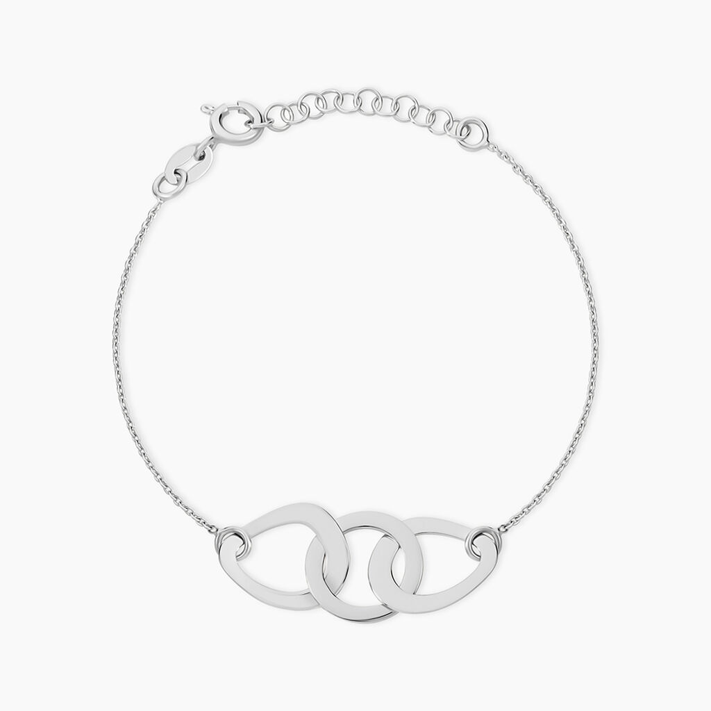 Bracelet Joy Argent Blanc - Bracelets Femme | Histoire d&rsquo;Or