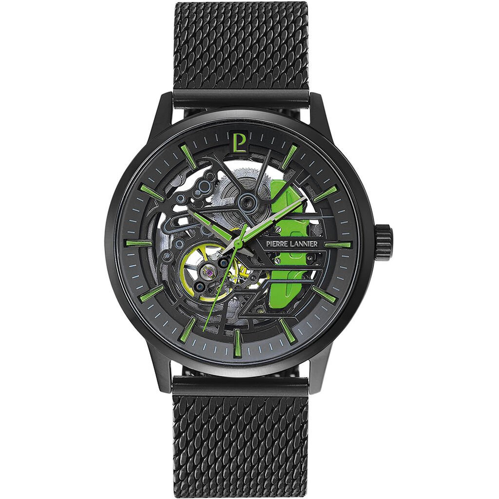 Montre Pierre Lannier Paddock Noir - Montres Homme | Histoire d’Or